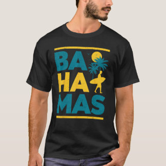 Proud Bahamas Bahamians Flagga Gift Idea Nassau de T Shirt