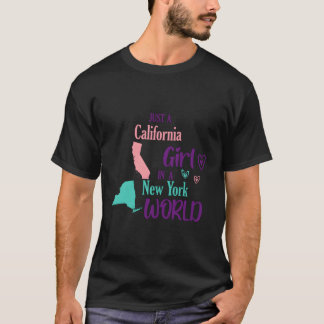 Proud bara en Kalifornien i New York World T Shirt