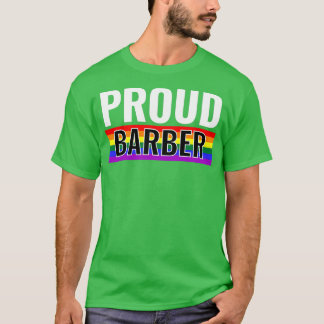 Proud Barber LGBT Gay pride Month Lesbisk Unisex T Shirt