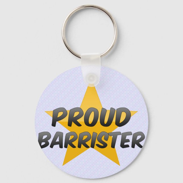 Proud Barrister Nyckelring (Framsida)