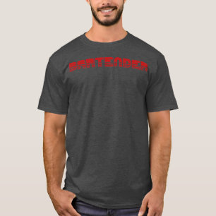 Proud Bartender i USA T Shirt