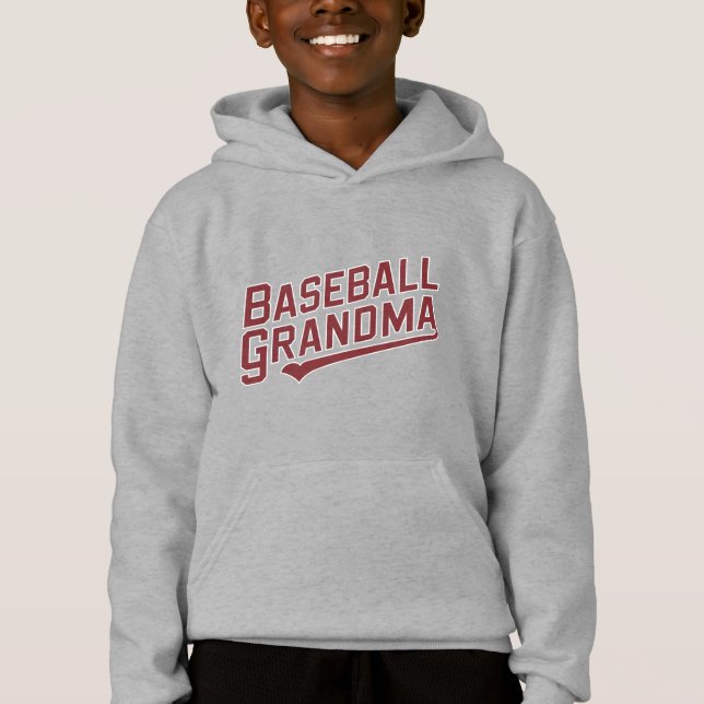 Proud Baseball Grandma T Shirt (Framsida)