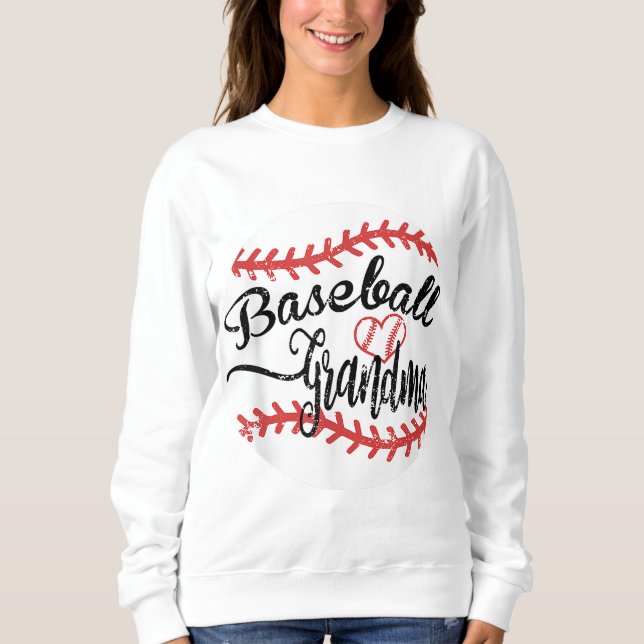 Proud Baseball Grandma T Shirt (Framsida)