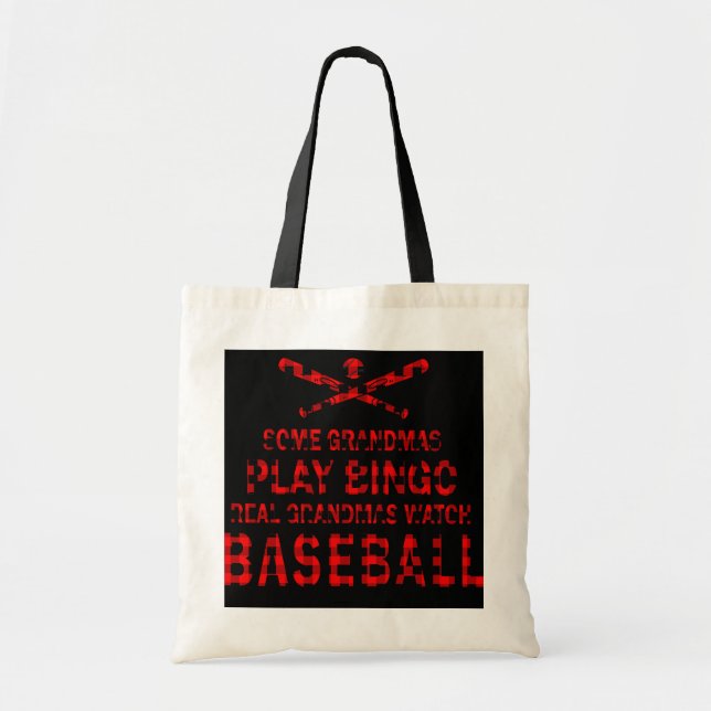 Proud Baseball Grandma Women Baseball Grandma Tygkasse (Framsidan)