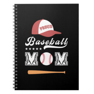 Proud Baseball Mamma Anteckningsbok