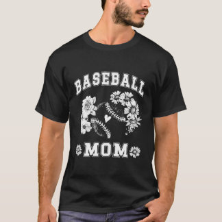 Proud Baseball Mamma T Shirt