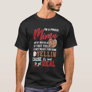 Proud Baseball Mima Baseball Family Matching T Shirt