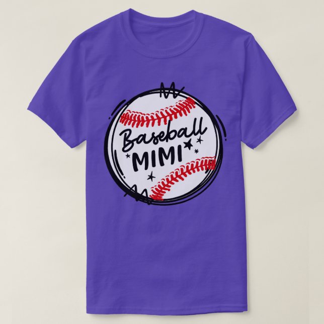 Proud Baseball Mimi T Shirt (Design framsida)