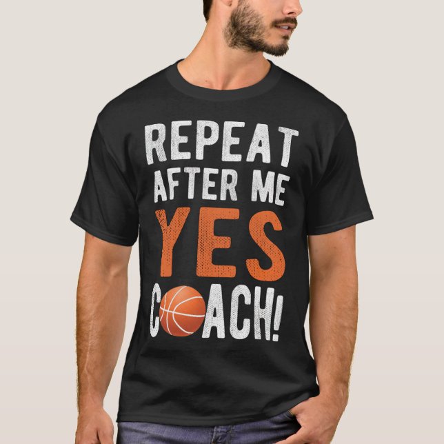 Proud Basketball Coach Gifts Basketball basketball T Shirt (Framsida)