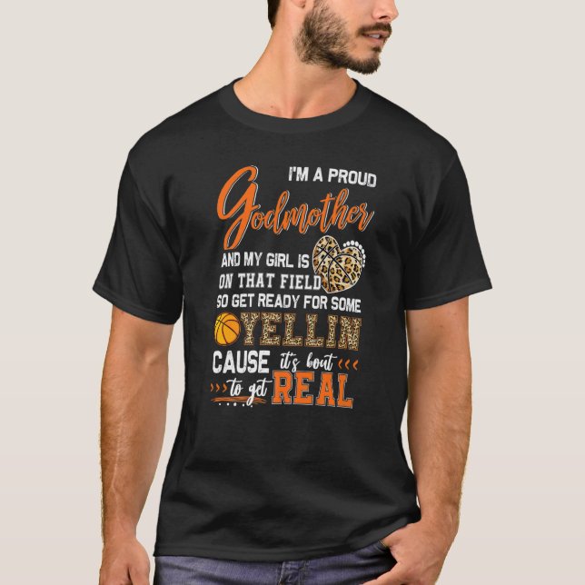 Proud Basketball Godmor Basketball Family Match T Shirt (Framsida)