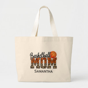 Proud Basketball Mamma - Court-Side Champion Jumbo Tygkasse
