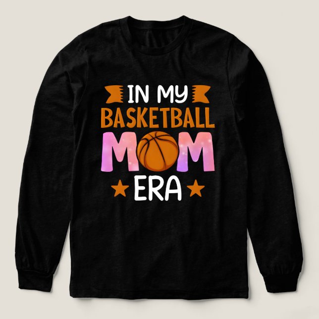 Proud Basketball Mom 2026 Game Day Vibes 2025 T Shirt (Design framsida)