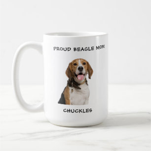 Proud Beagle Mamma Personlig Pet Hund Photo Kaffemugg