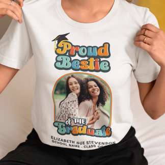 Proud Bestie of the student fotogroovy retro T Shirt