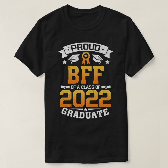 Proud BFF-klass 2022 Student Matchi T Shirt (Design framsida)