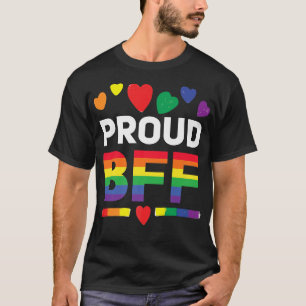 Proud BFF-Lesbisk Best Friend T Shirt