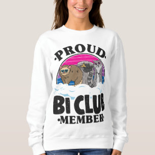Proud Bi Klubb Member Opossum Raccoon Bisexual Fla T Shirt