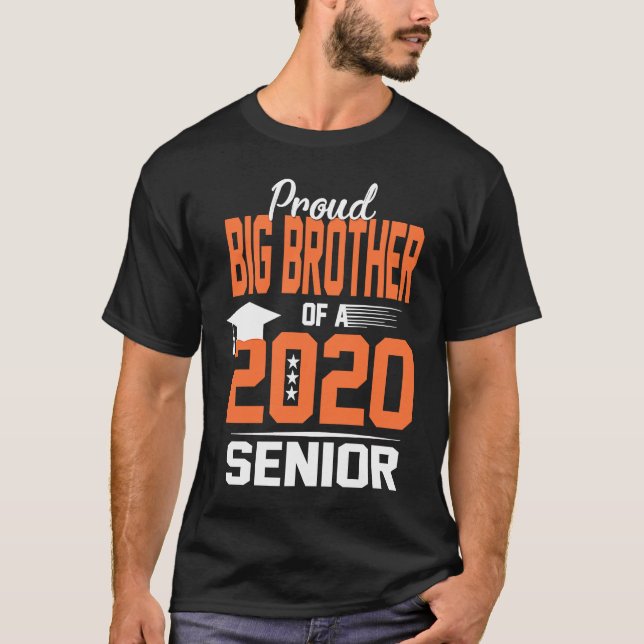 Proud Big Brother från 2020-2020 T Shirt (Framsida)