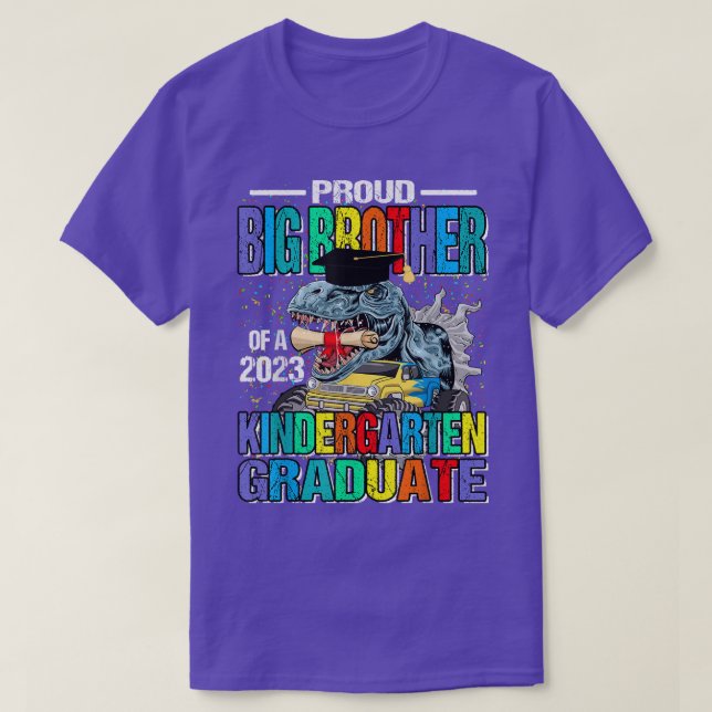 Proud Big Brother från 2023 Kindergarten Student  T Shirt (Design framsida)
