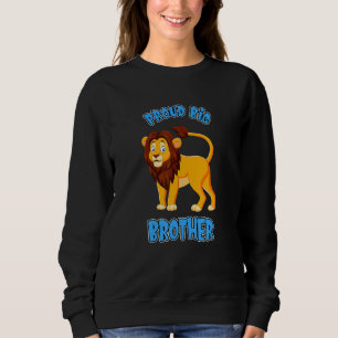 Proud Big Brother Lejon för boys & Syskon Kids T Shirt