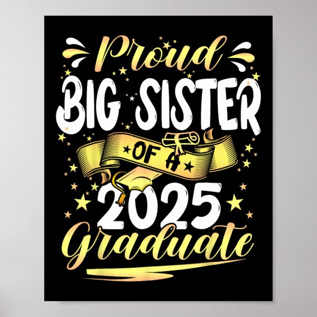 Proud Big Sister Cl från 2025 Student Poster (Framsidan)
