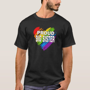 Proud Big Sister Lgbt Rainbow Gay pride Women's D T Shirt