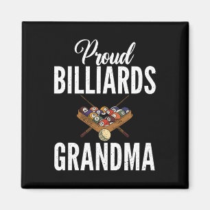 Proud Billiards Grandma Bassäng Billiards Grandma Magnet