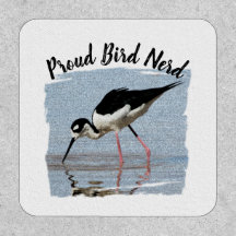 Proud Bird Nerd Black White Kusten Beach Birder