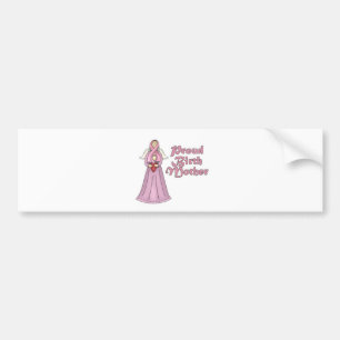 Proud Birth Mor Angel Design Bildekal