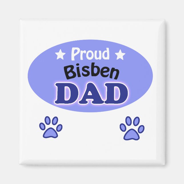 Proud Bisben pappa Magnet (Framsidan)