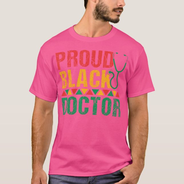 Proud Black Doktor T Shirt (Framsida)