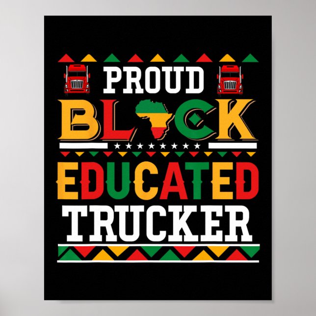 Proud Black Educcker Costume Junetelfte Jo Poster (Framsidan)