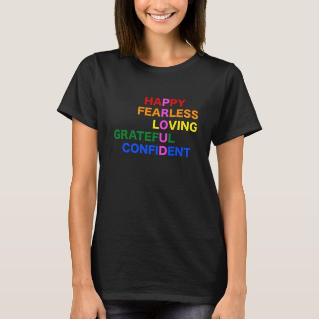 PROUD Black T Shirt (Framsida)
