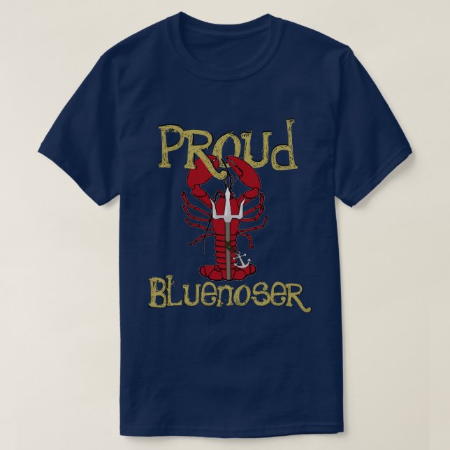 Proud Bluenoser Nova Scotia-skjorta T Shirt (Design framsida)