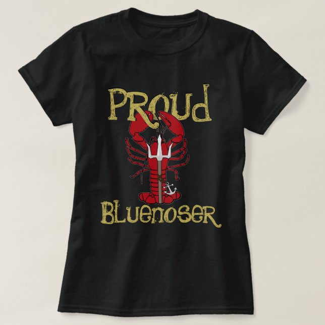 Proud Bluenoser Nova Scotia-skjorta T Shirt (Design framsida)