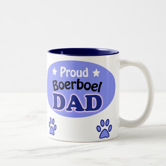 Proud Boerboel Dad Två-Tonad Mugg (Höger)