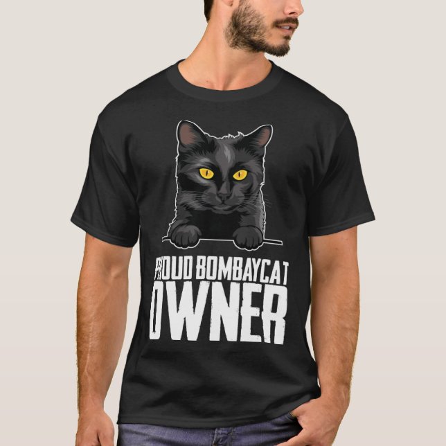 Proud bombaycat ägare 1 t shirt (Framsida)