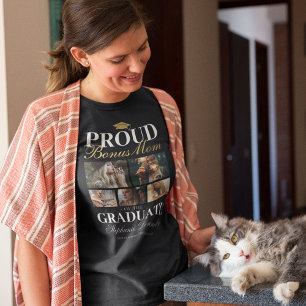 Proud Bonus Mamma vid Student T-Shirt