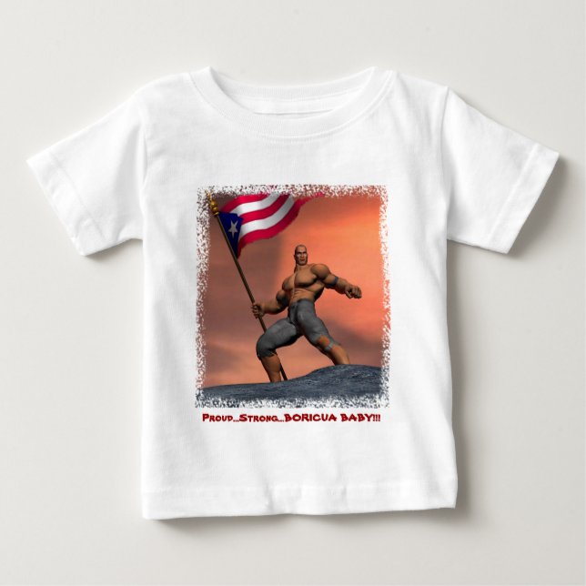 Proud Boricua! Tee Shirt (Framsida)