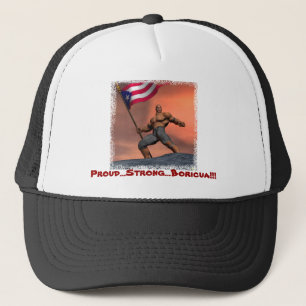 Proud Boricua! Truckerkeps
