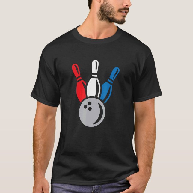 Proud Bowlareare Bowling Coach Split Happens Bowli T Shirt (Framsida)