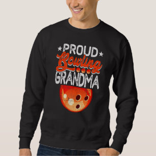 Proud Bowling Grandma Mors dag Sport Mamma Mamma Lång Ärmad Tröja