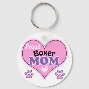 Proud Boxer Mamma Nyckelring
