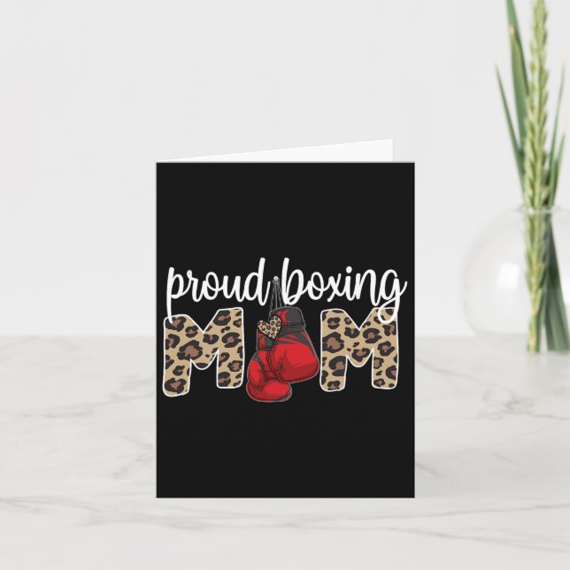 Proud Boxing Mamma Boxing Mamma Boxing Mor Kort (Framsida)