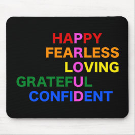 PROUD Bright Black Mousepad Musmatta