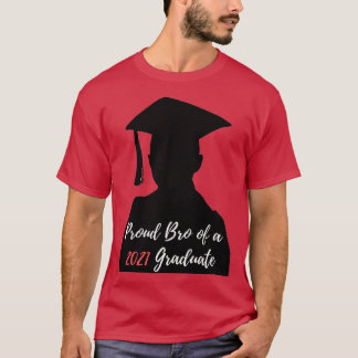 Proud bro med magisterexamen i student 2021 t shirt
