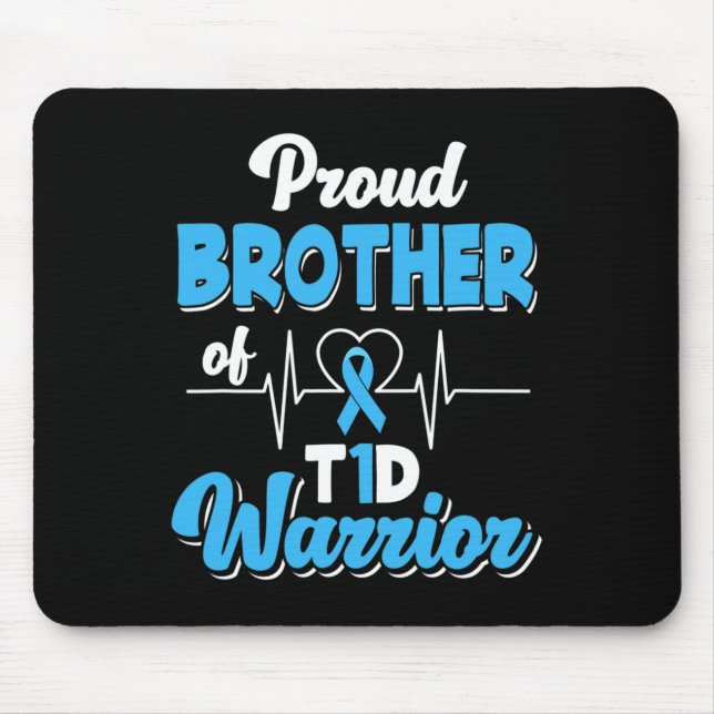 Proud Broder A T1d Warrior Diabetes A Musmatta (Framsidan)