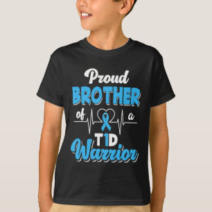 Proud Broder A T1d Warrior Diabetes A T Shirt