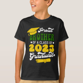 Proud BROTHER av klass 2023 Student Modern T Shirt