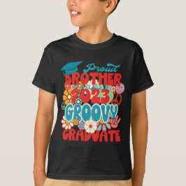 Proud BROTHER av klass 2023 Student Retro T Shirt